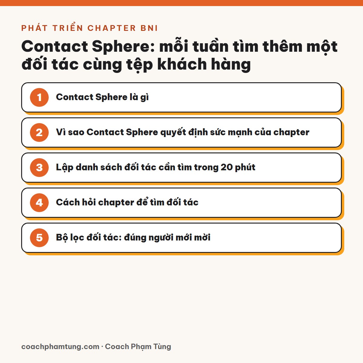 Contact Sphere: mỗi tuần tìm thêm một đối tác cùng tệp khách hàng